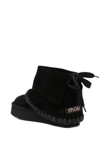 Botine Mou cu funde negru