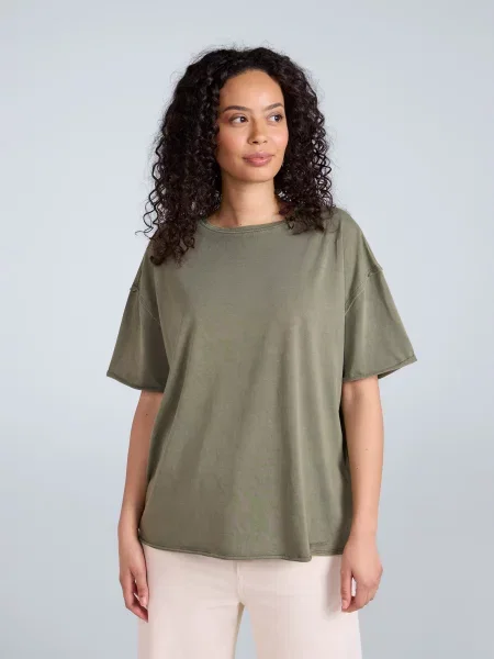 Harper — koszulka oversize Green zielona