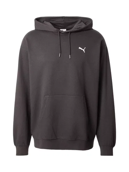 Puma hanorac cu glugă pentru bărbați cu Essentials Elevated negru