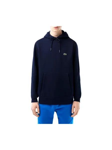 Lacoste Bluza Z Kapturem blau niebieska