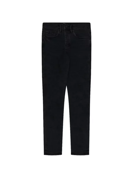 Blugi Purple Brand cu broderie negru