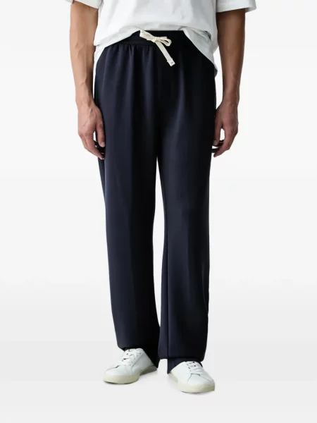 Pantaloni Armani Exchange alergare cu cordon albastru