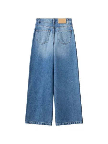 Blugi cu picior larg Maison Kitsune albastru