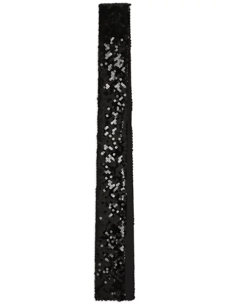 Fular Dolce & Gabbana cu paiete negru