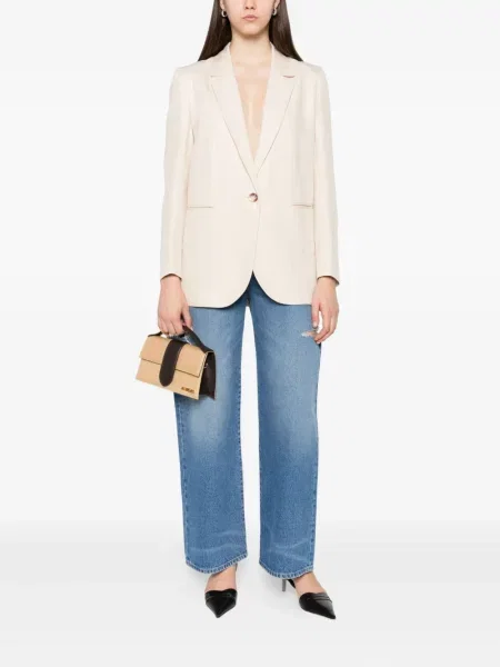 Szerokie jeansy Icon Denim niebieskie