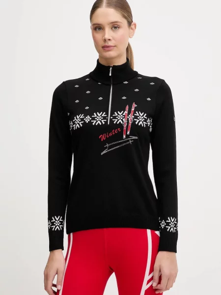 Ισοθερμικά εσώρουχα Newland LADY W T-NECK μαύρο