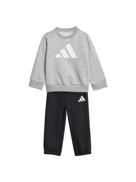 ADIDAS SPORTSWEAR Costum de trening Essentials gri / negru alb
