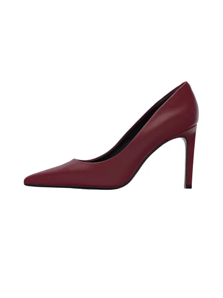 Pantofi cu subțire Calvin Klein Ess Stiletto 90 Vișiniu roșu