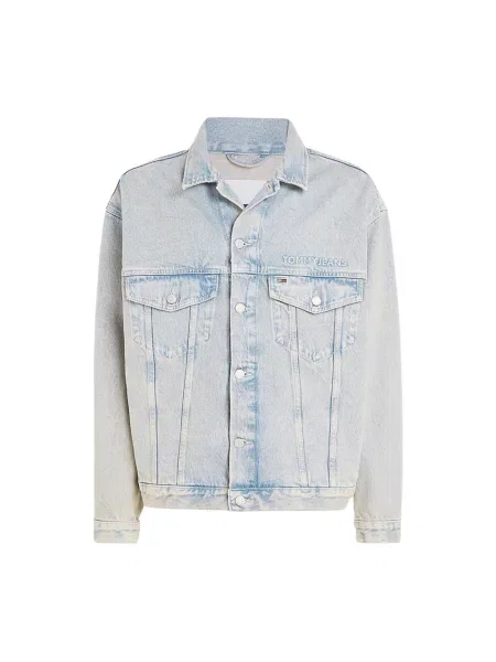 Kurtka jeansowa Tommy Jeans niebieska