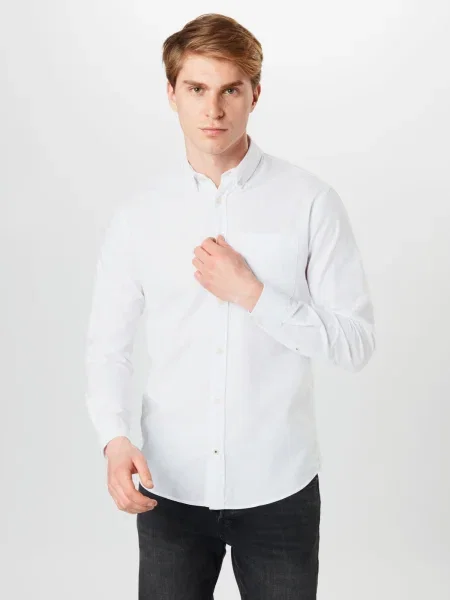 JACK & JONES Cămașă Oxford' alb