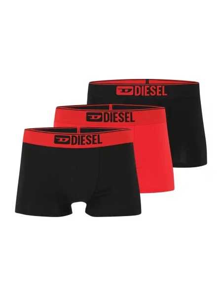DIESEL Boxeralsók Damien piros fekete