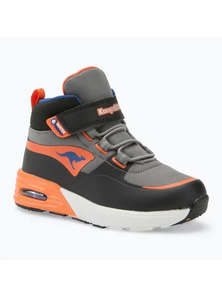 Детски обувки KangaROOS K-XI Creed Mid EV charcoal / flame сиво