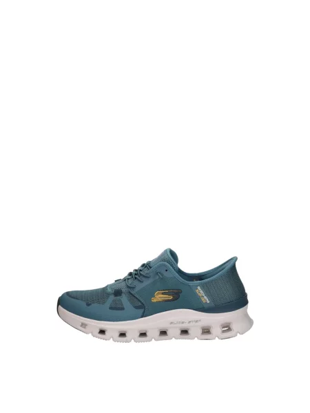 Sneakersy Skechers niebieskie