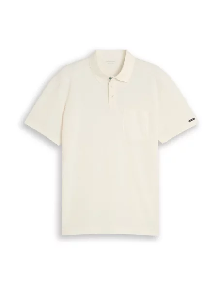TOM TAILOR Tricou natural alb