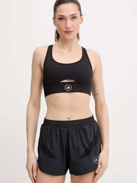 Sportovní podprsenka adidas by Stella McCartney černá
