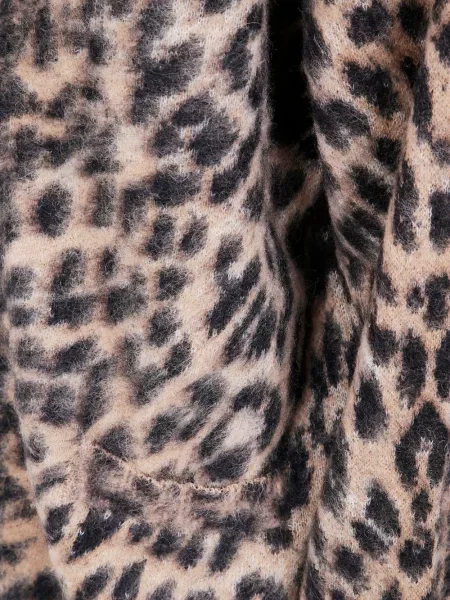 Cardigan Laneus cu imagine cu model leopard