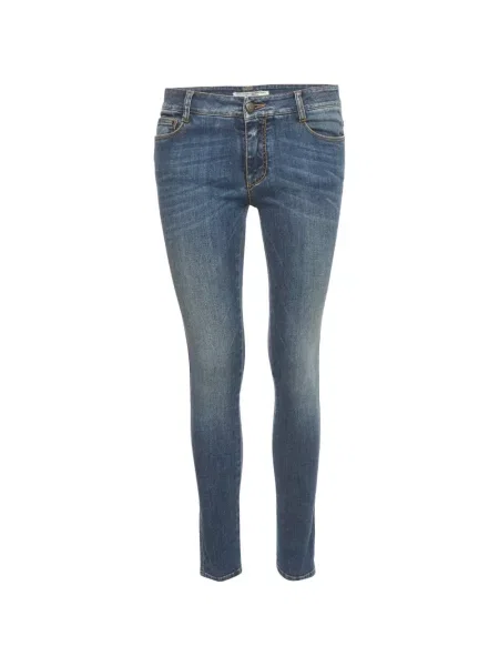 Blugi skinny Ermanno Scervino skinny fit albastru