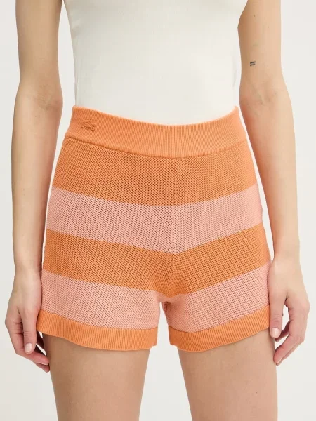 Lacoste szorty pomarańczowe