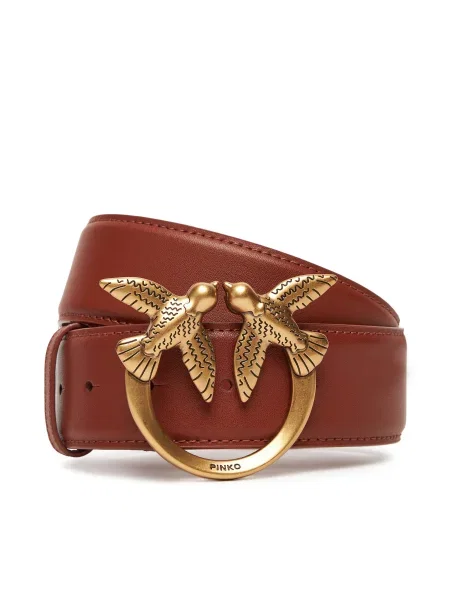 Dámsky opasok PINKO Love Berry H4 Belt AI hnedá