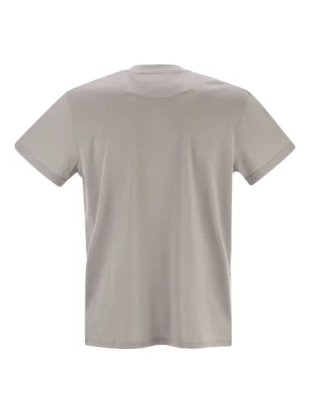 Tricou Pt Torino cu decolteu rotund gri