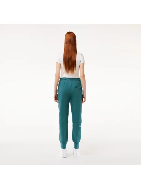 Lacoste Spodnie Dresowe Dwuwarstwowe Lacoste zielone