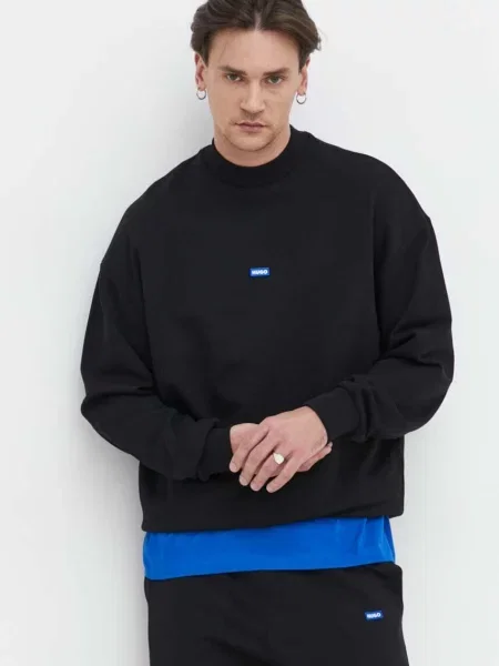 Mikina Hugo Blue hladká černá