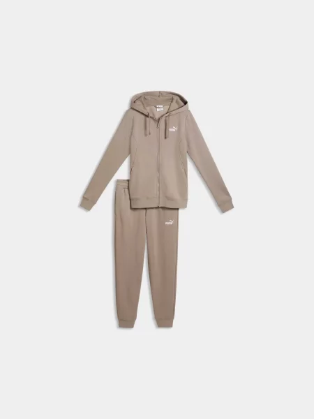 Спортивний костюм PUMA Hooded Sweat Suit Full-zip комбінований верх бежевий