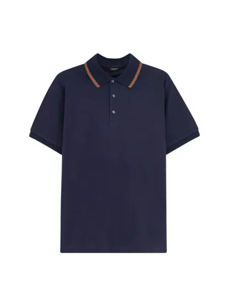 Koszulka polo Gucci niebieska