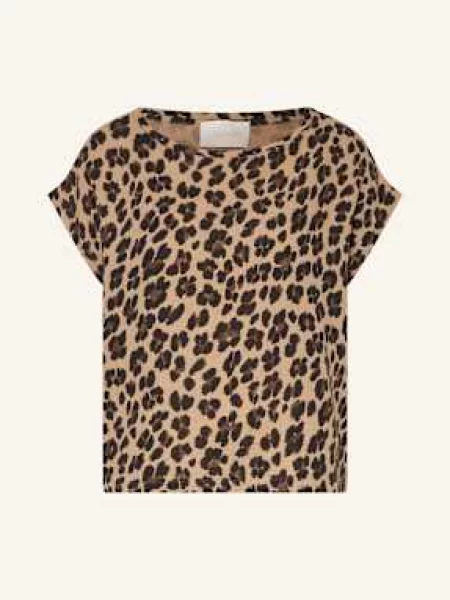 Juvia T-Shirt Tara Z Muślinu beige czarna