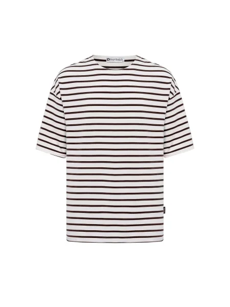 Dandalo Tricou maro închis alb
