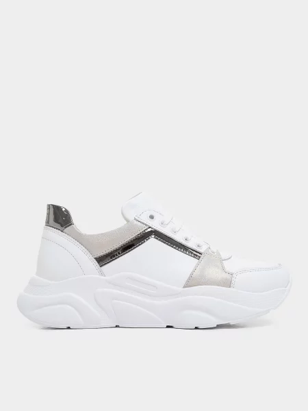 ISSA Plus Кросівки Шкіра білий