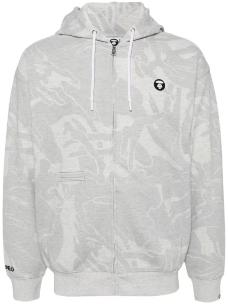 Geacă Aape By A Bathing Ape cu glugă gri