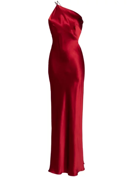 Svilena haljina Michelle Mason crvena
