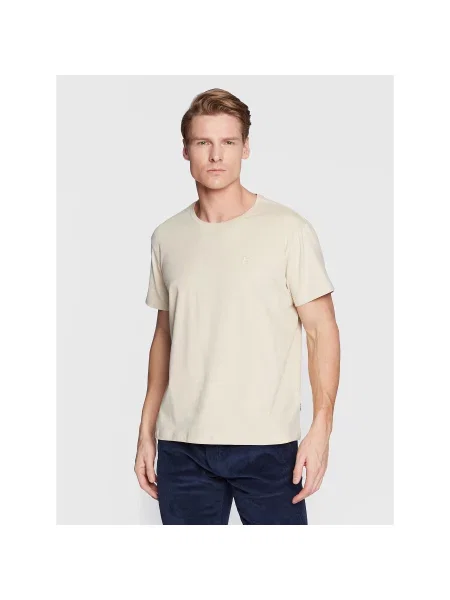 Blend T-shirt Dinton Écru Regular Fit