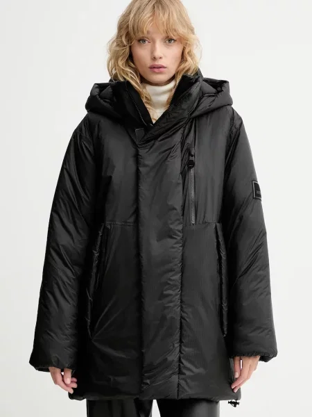 Rains kurtka Torna Insulated Long Jacket zimowa czarny