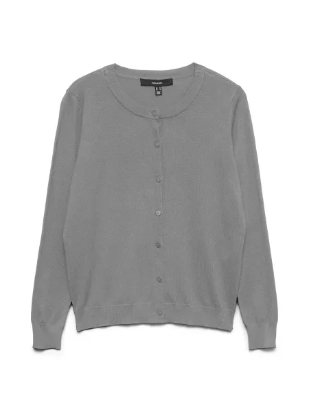 VERO MODA Geacă tricotată VMSILJE amestecat gri