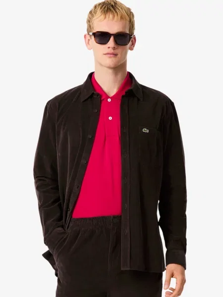 Сорочка Lacoste коричнева