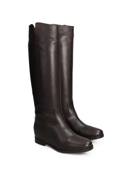 Botine Julie Dee din piele maro