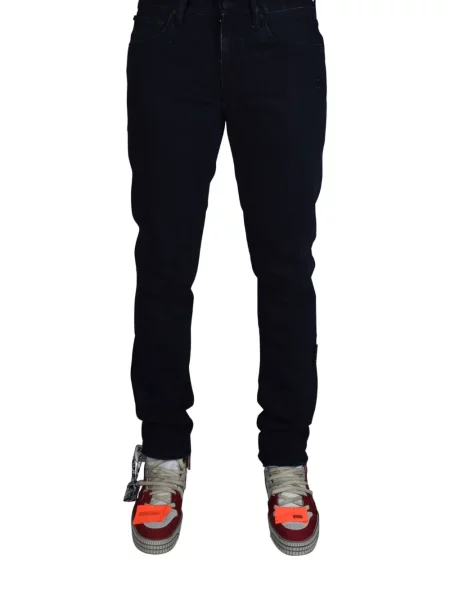 Blugi drepți Off-white alb