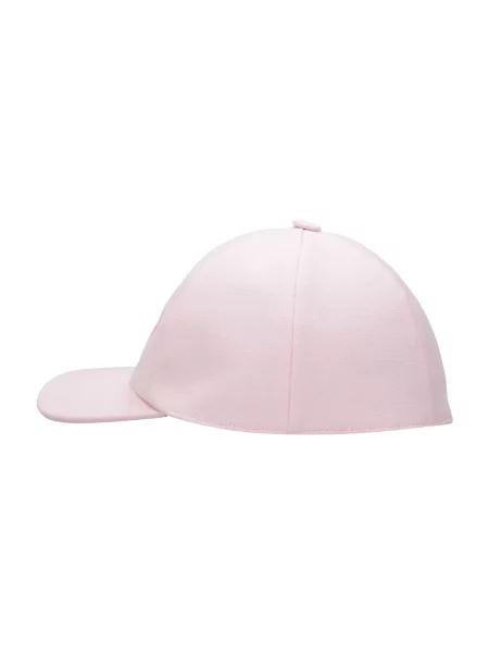 Czapka z daszkiem Lanvin z logo różowa