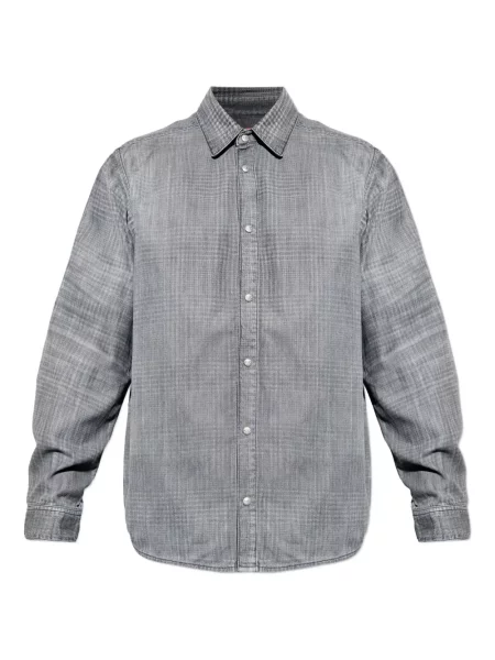 Košulja Diesel siva