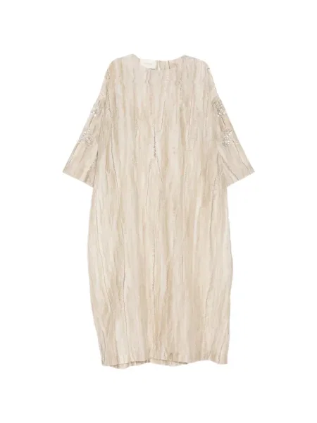 Rochie Shatha Essa cu broderie cu model floral de costum