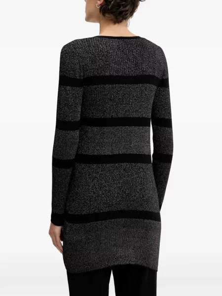 Cardigan Sisley cu dungi gri