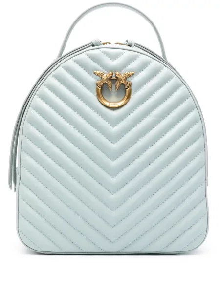 Rucsac Pinko din piele gri