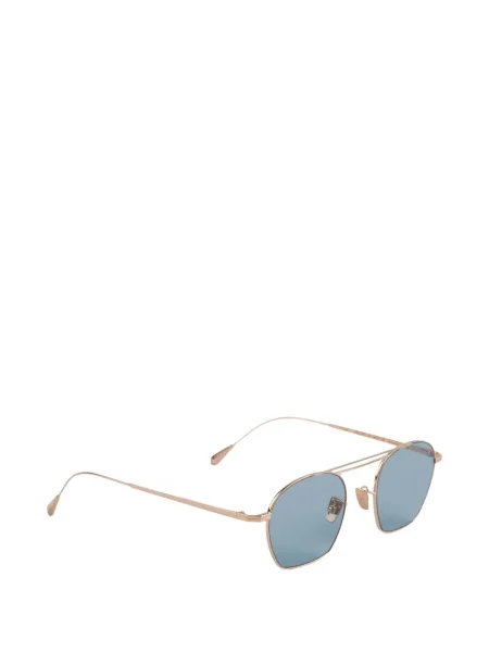 Ochelari de soare Cutler And Gross cu imprimeu geometric auriu