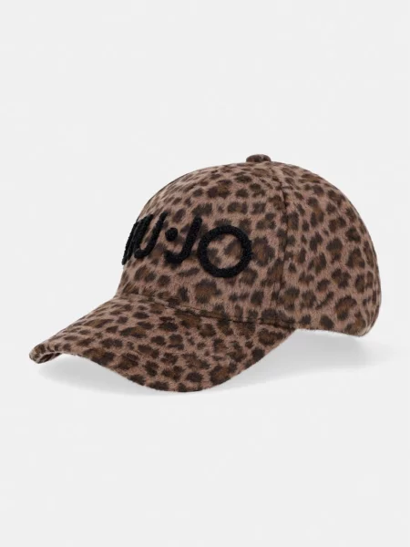 Liu Jo Șapcă baseball Animalier maro