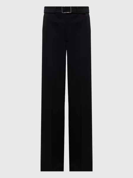 Штани ABITURO з вовною Max Mara Sportmax чорні