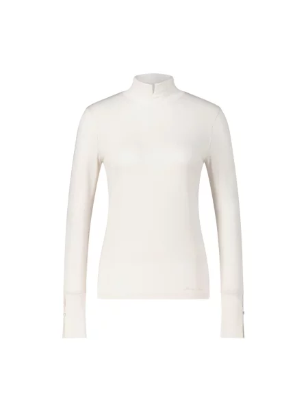 Golf bluzka Marc Cain z długim rękawem biała