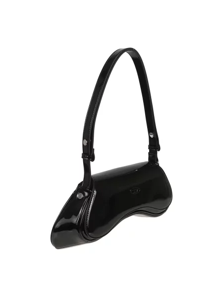 Torebka crossbody Diesel biznesowa czarna
