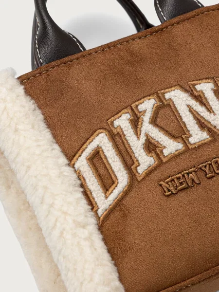 Замшевая сумка через плечо Dkny